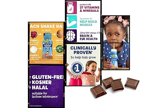 Miniatura 2 de Pediasure Immune Support - Batido de proteínas para niños (8 onzas líquidas, paquete de 8) sabores de vainilla y chocolate