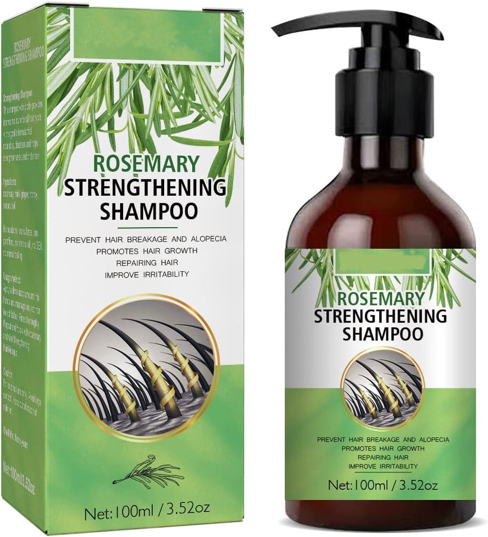 Rosemary Shampoo,Hair Growth Shampoo 100ml Oil-control shampoo -fall Oil-control Thickening Nourishing Hair Growth, Hair Care