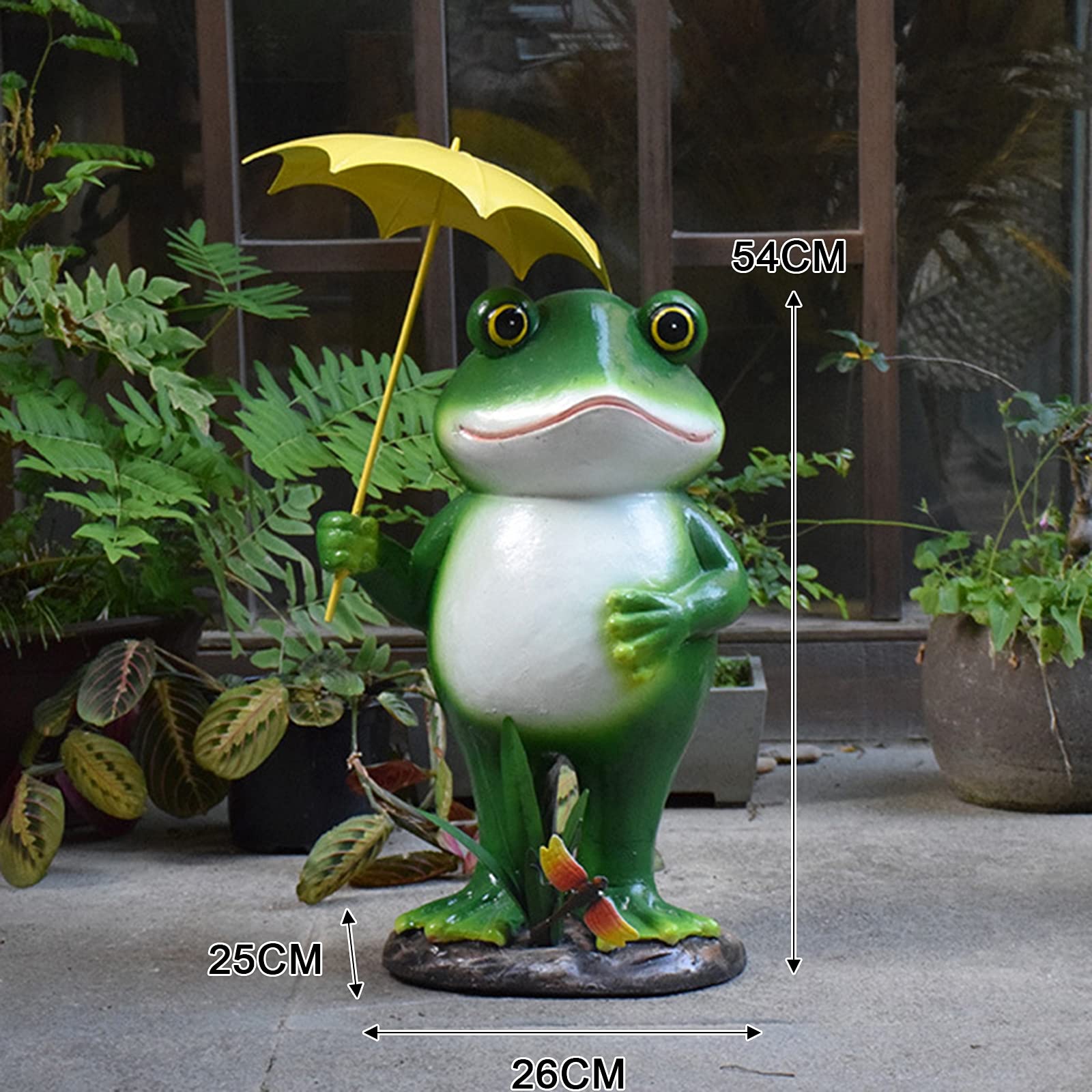 Figurine Grenouille En Résine – Déco Jardin Ou Bureau – Dimensions : 12 X 2,8 X 5,2 Cm – Style Mignon Et Réaliste