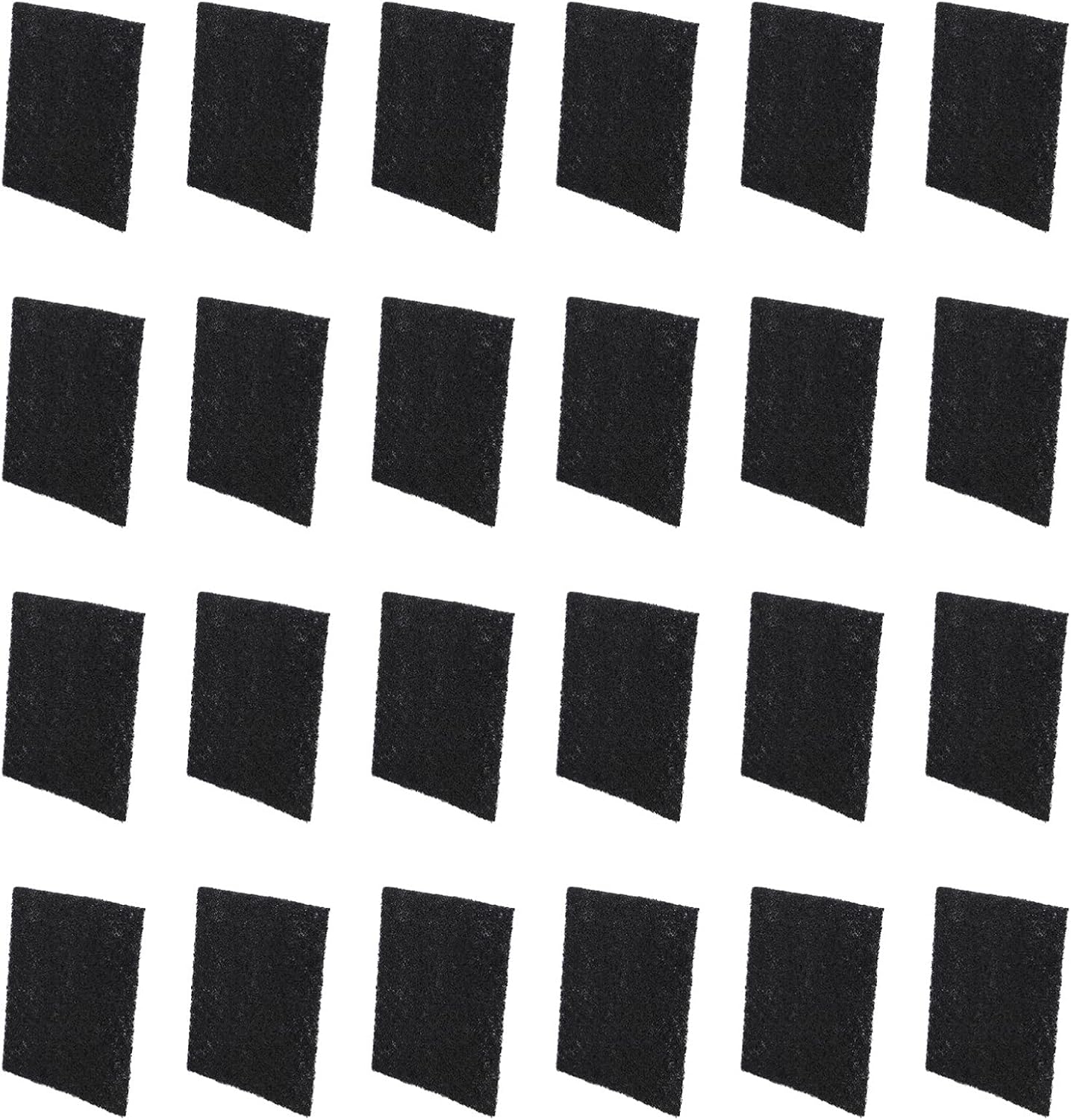 POPETPOP 24pcs Hooded Cats Litter Box Filter Replacment Charcoal