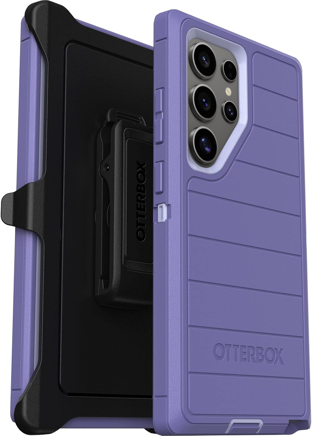 OtterBox Samsung Galaxy S24 Ultra Defender Series Pro Case - MOUNATIN Majesty (Purple), Rugged & Durable, with Port Protection, Includes Holster Clip Kickstand