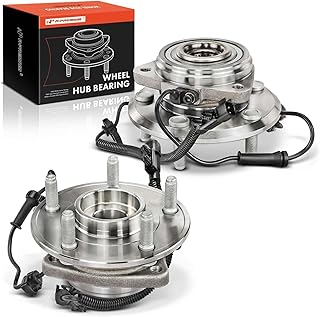 A-Premium 2 x Front Wheel Bearing and Hub Assembly with ABS 5-Lug Compatible with Jeep Wrangler 2007-2010, with 4-Wheel ABS