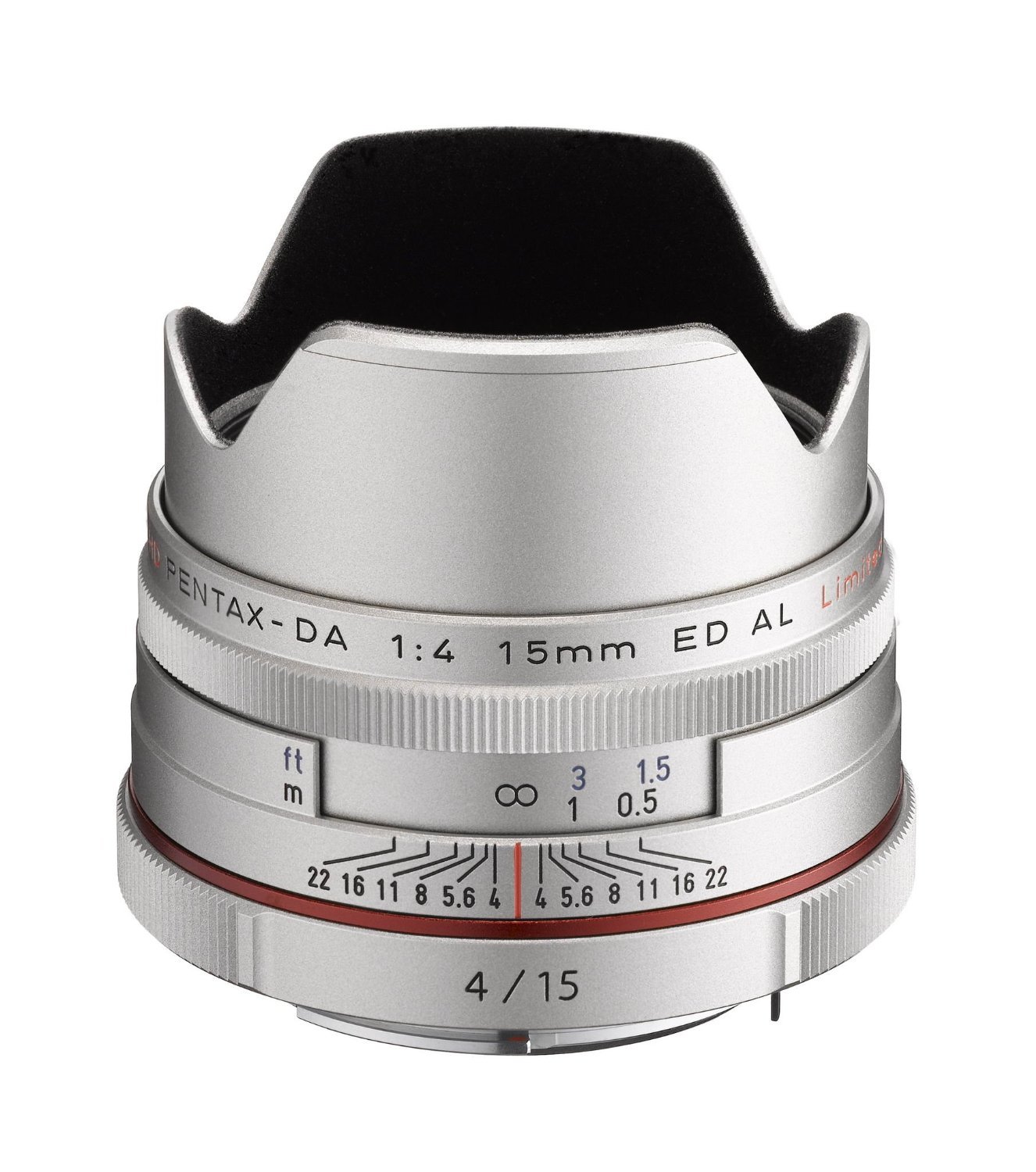 Pentax HD DA Limited 15mm F4 ED AL Lens - Silver: Amazon.co.uk
