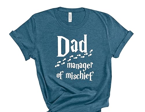 Miniatura 2 de Dad Manager of Mischief Shirt, Mischief Managed T-shirt Sweatshirt Hoodie for Dad, Mischief Family Matching Shirt, Matching Lover Sweatshirt, New