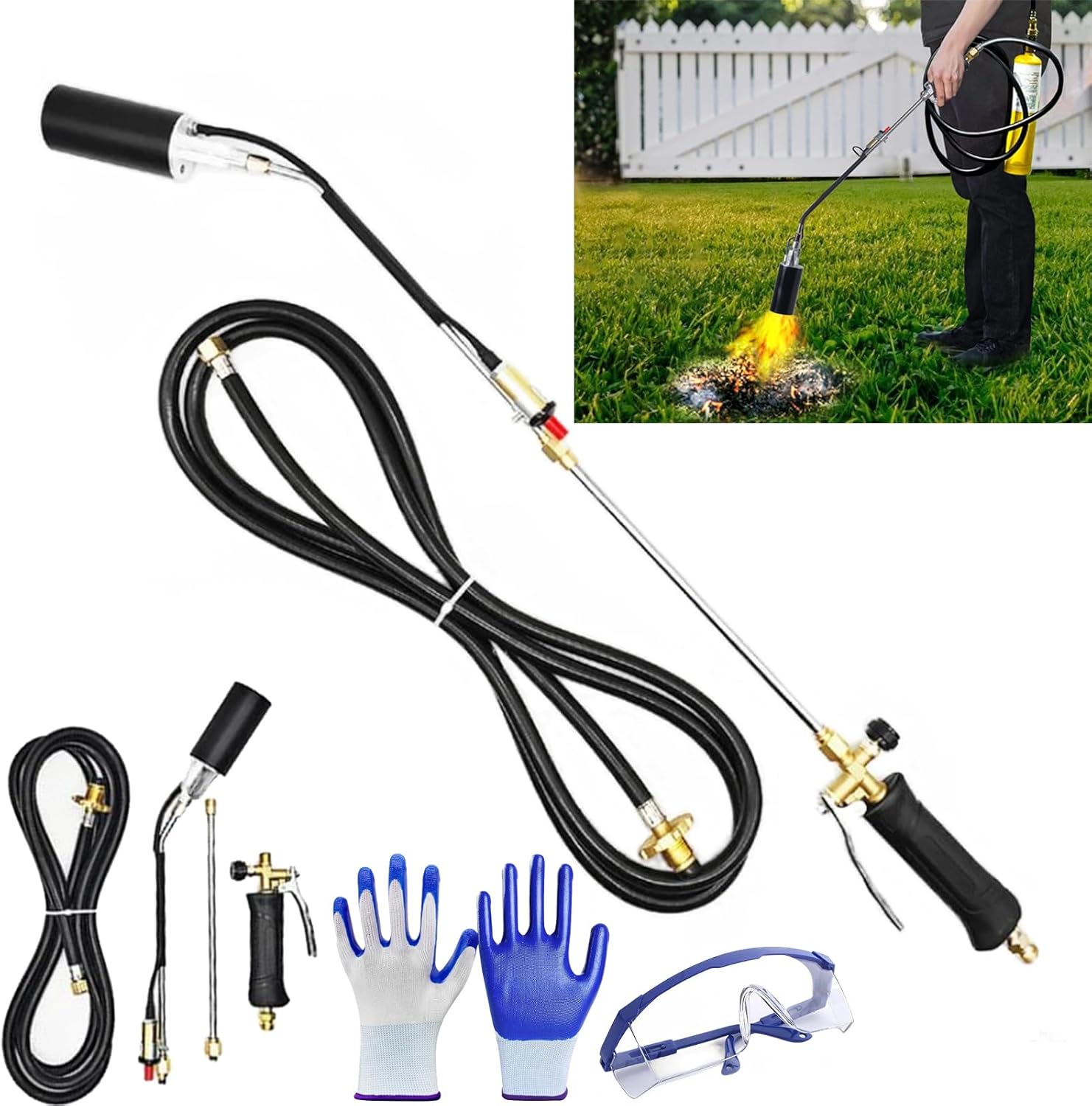 tarcegta 800,000 BTU Propane Weed Torch Review: Best Weed Burner for Backyard Paths & Lawns