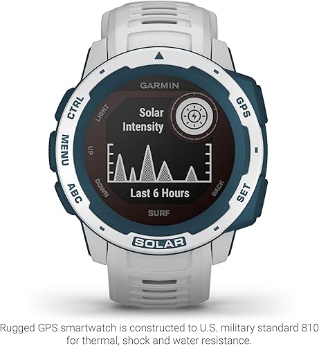 Miniatura 3 de Garmin Instinct Solar Surf reloj inteligente resistente para exteriores Cloudbreak e Instinct Solar Surf reloj inteligente resistente para
