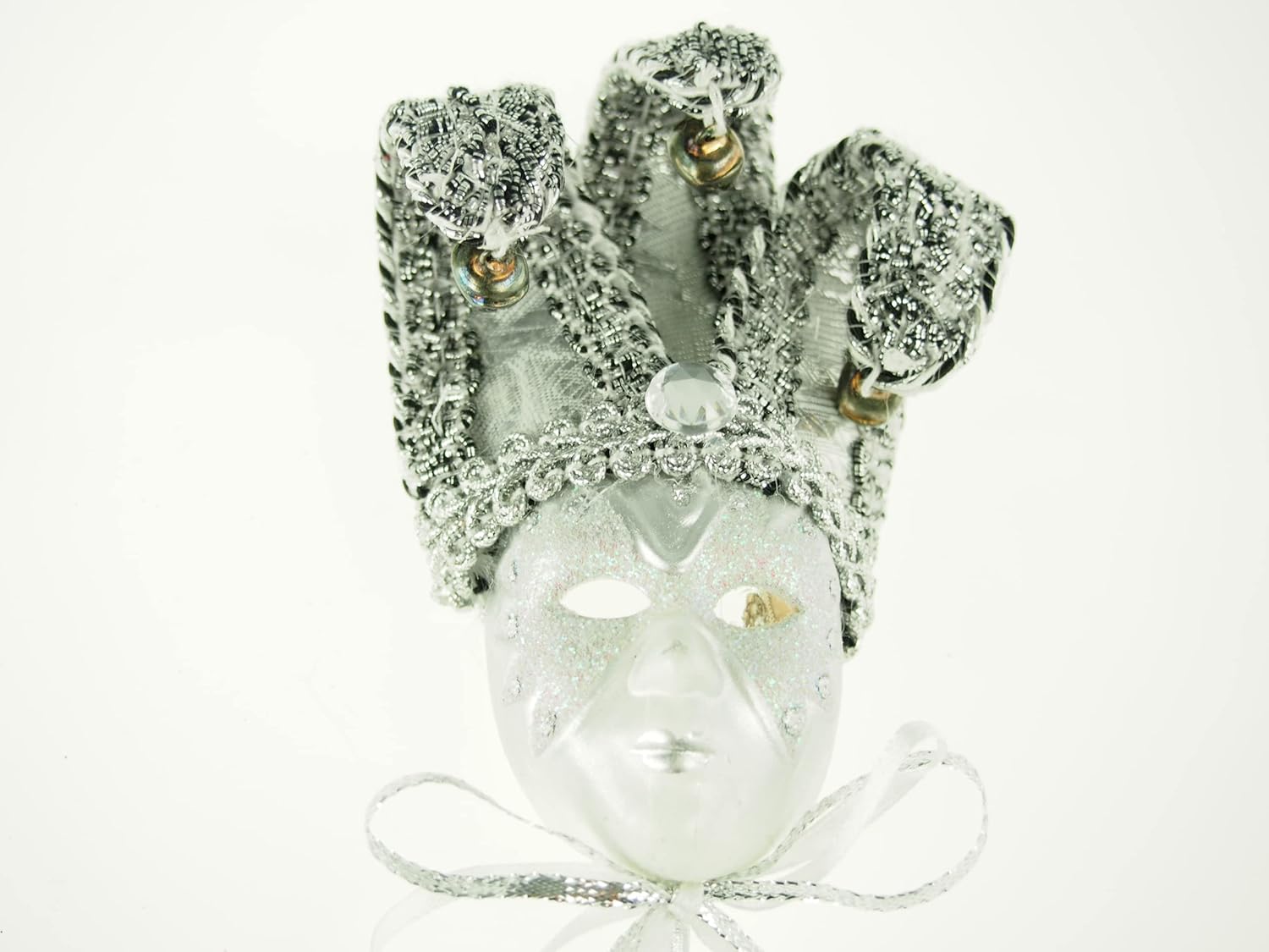 Venetian Parisian Carnival Mask Stick Joker Jester Opera Circus Wedding Favors (2)