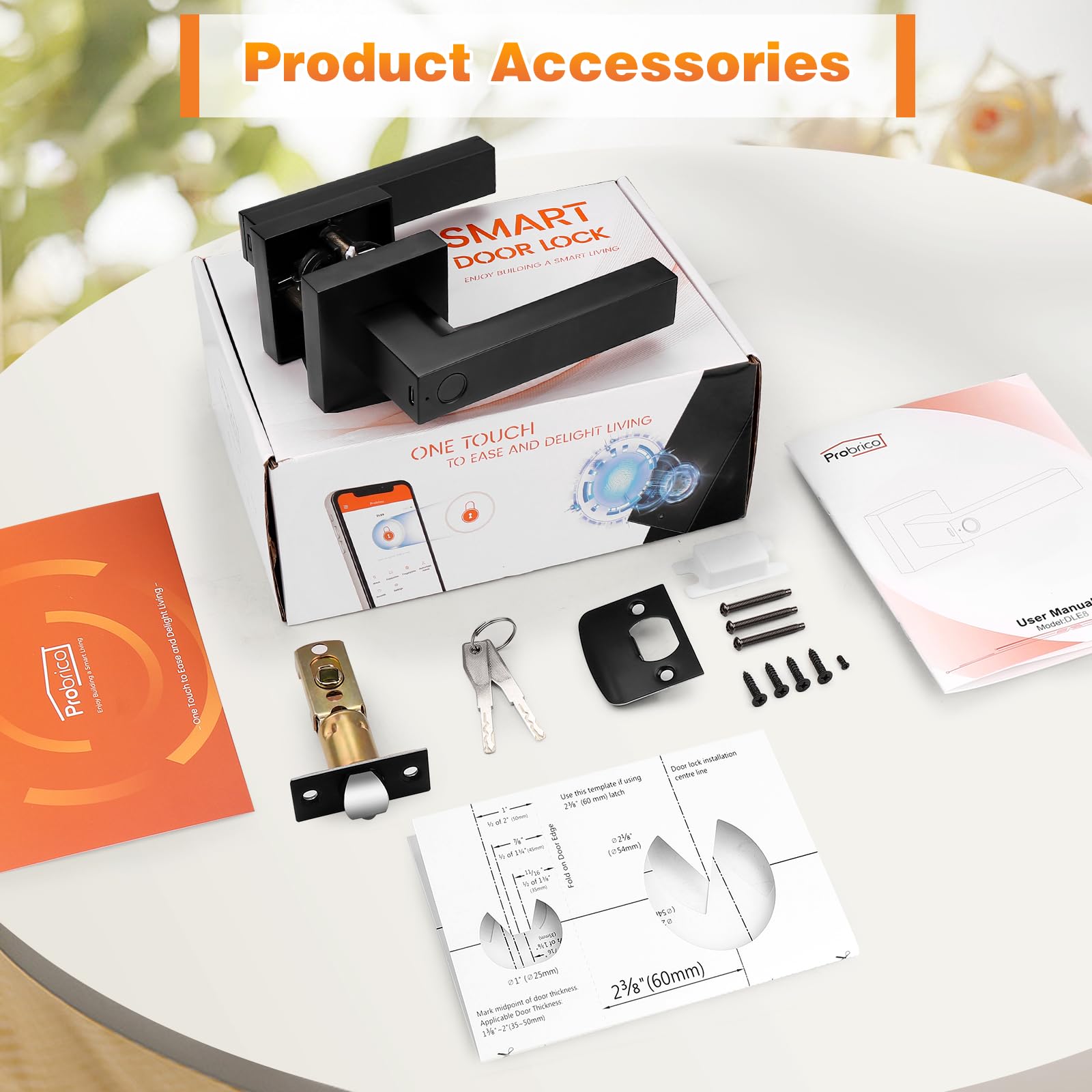 Probrico Fingerprint Lock - Keyless Entry -6