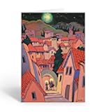 Stonehouse Collection | Journey to Nativity Merry Christmas Cards | 18 Holiday Boxed Cards & Envelopes | Traditional City Town | USA Made (Villagers to Nativity)