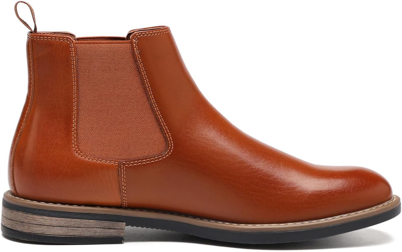 DECARSDZ Men's Chelsea Boots Casual Classic Comfy Slip-On Suede Chukka Mens Ankle Boot - Image 3