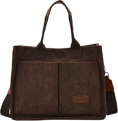 Tote Bag for Women Corduroy Hobo Crossbody Bag Shoulder Handbag