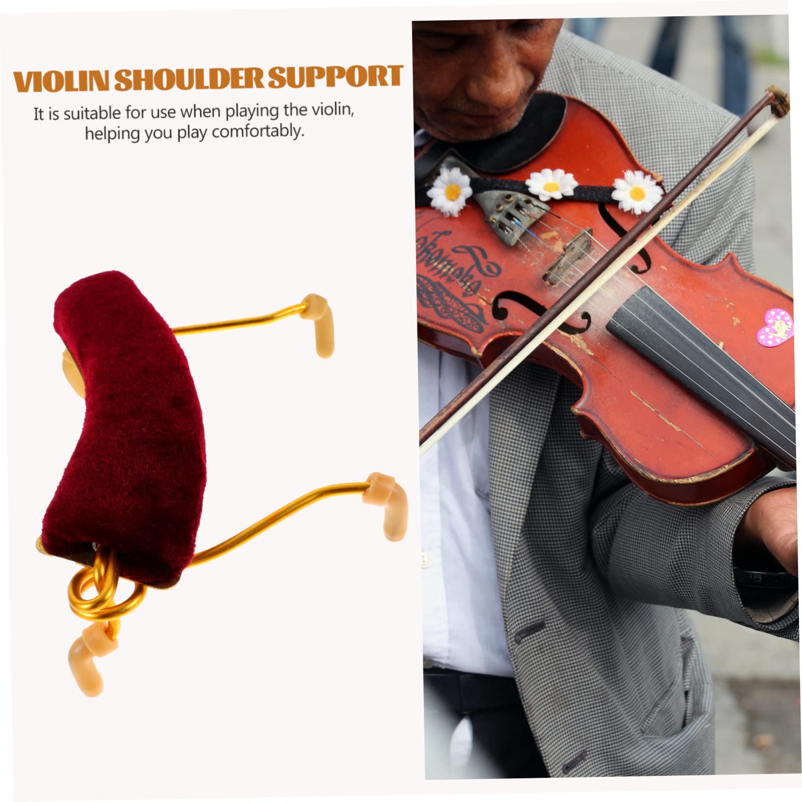 Violin Chin Rest Simple Support Violin Accessory Professional Violin Playing Accessory Simple Violin Support Accessory Violin Parts Violin Accessory