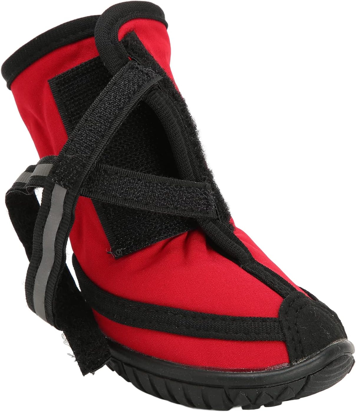 Dog Shoes for Large Small Medium Dogs, Strong Dog Hiking Shoes Breathable Adjustable Dog Boots with Anti Slip Sole Reflective Pet Paws Protectors for Hiking Walking Outdoor Floor