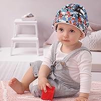 Vista 55 de Lindo casco de seguridad para bebé, protección para la cabeza del niño, ajustable, sombrero de parachoques para la cabeza, casco de parachoques