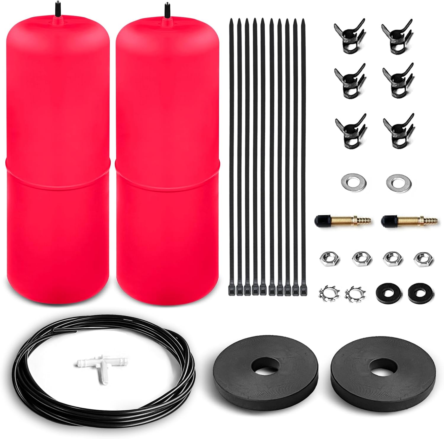 MILLISEC Air Spring Bags Suspension Kit Compatible with 2009-2022 Ram 1500 and 1500 Classic Pickups 60818 Rear Air Helper Spring Kit, Up to 1000 lbs of Load Leveling Capacity