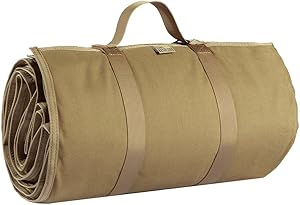 OneTigris Shooting Mat - 80x30 Inch Roll-up Tactical Mat For Range Shooting & Hunting (Brown)