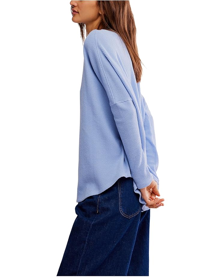Free People Latte Blues Thermal Solid - #2 of 5