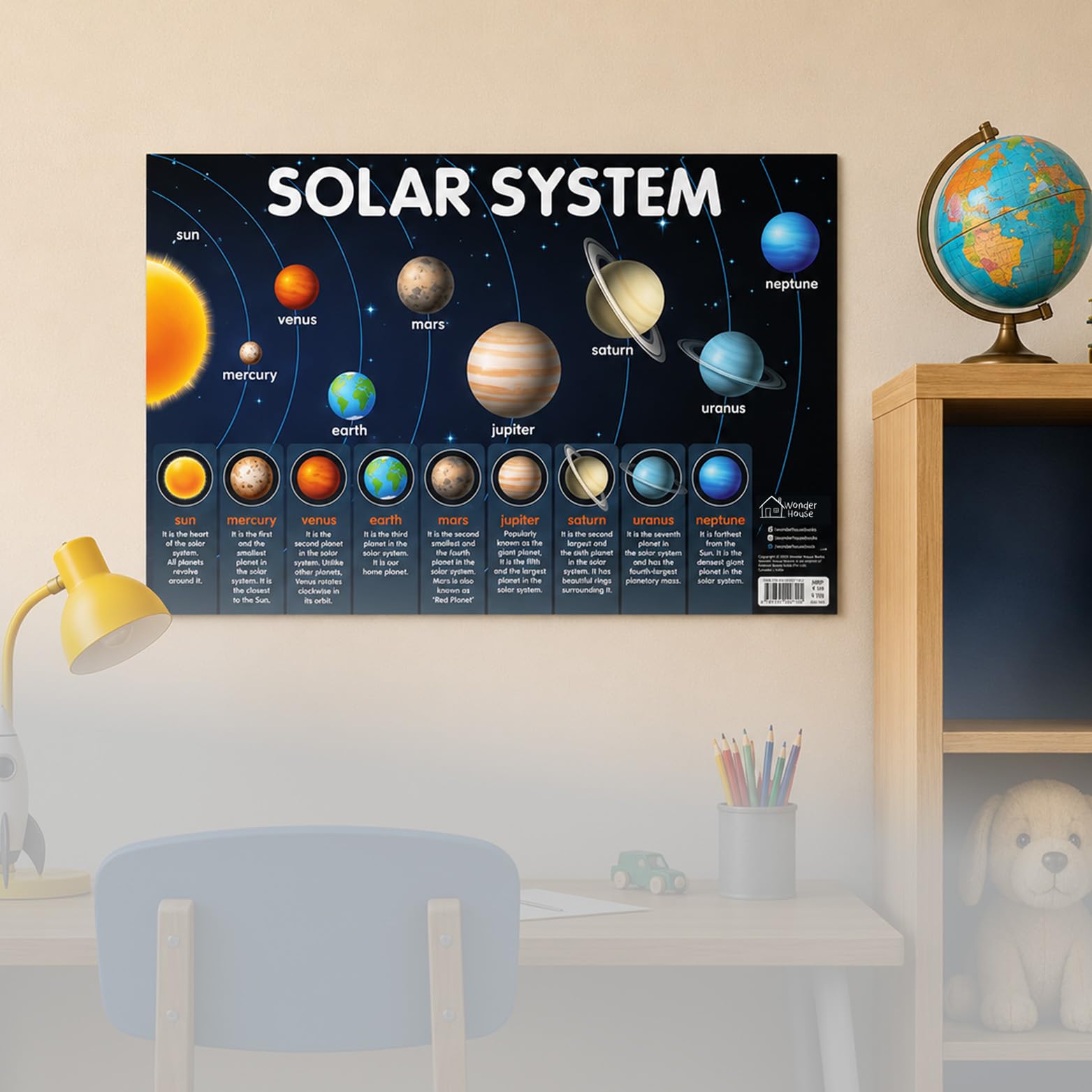 Solar System - My First Early Learning Wall Chart (19 Inches X 29 Inches) 2
