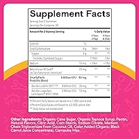 Vista 3 de SmartyPants Kids Probiotic & Prebiotic Gummies for Digestive Health: Gut Health Supplement, Clinically Studied Prebiotic for Immune Support, Grape