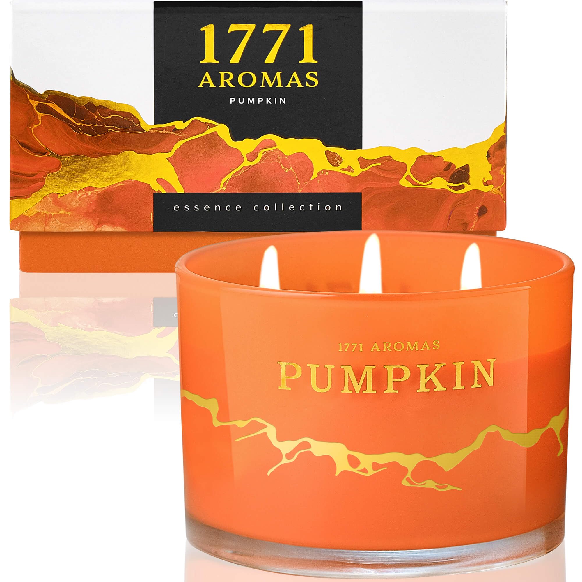 Amazon.co.jp: 1771 アロマ パンプキンスパイス ソイキャンドル | L 3