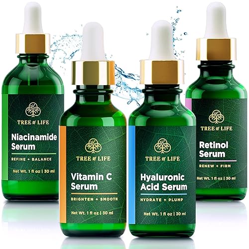 Tree of Life Beauty Facial Skin Care Set, Brightening, Firming,