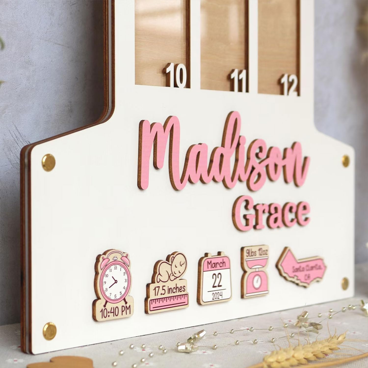 XEQWZVFR 12Pcs Magnetic Picture Frames for Locker 5 x 7 Magnetic Picture Frames for Refrigerator Magnet Photo Frame for Fridge Holds Magnetic Locker Accessories for Girls Back to School, Shiny Star