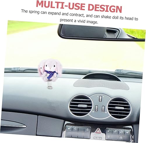 Miniatura 8 de ibasenice Accesorios de coche, 10 unidades, tablero de instrumentos, base de juguete, cabeza agitadora, soporte de resorte para sacudir la cabeza,