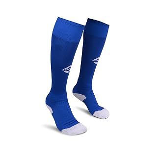 Nivia Ashtang 2.0 Football Stockings, Soccer Stockings, Stockings for Men (Blue, Medium)
