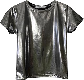 casual, cuello redondo, color sólido, cara clara, camisa de manga corta, parte inferior holgada, adelgazante, camiseta, parte superior