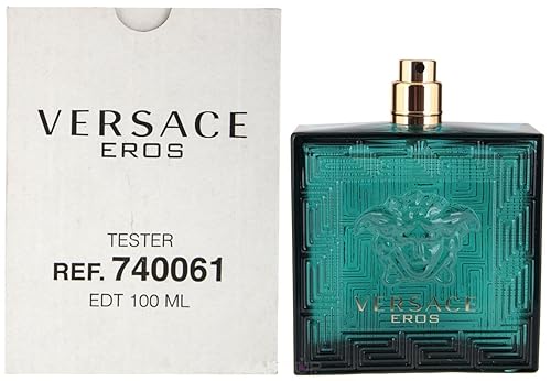 Versace Eau De Toilette Spray, Eros, 3.4 onzas