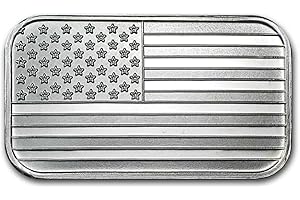 USA American Flag Silver 1oz Bar