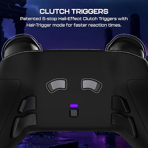 Miniatura 5 de Turtle Beach Victrix Pro BFG Reloaded Wireless Gaming Controller Licensed for Xbox Series XS, Xbox One, PC Gamepad, Bluetooth, Fightpad, Hall-Effect