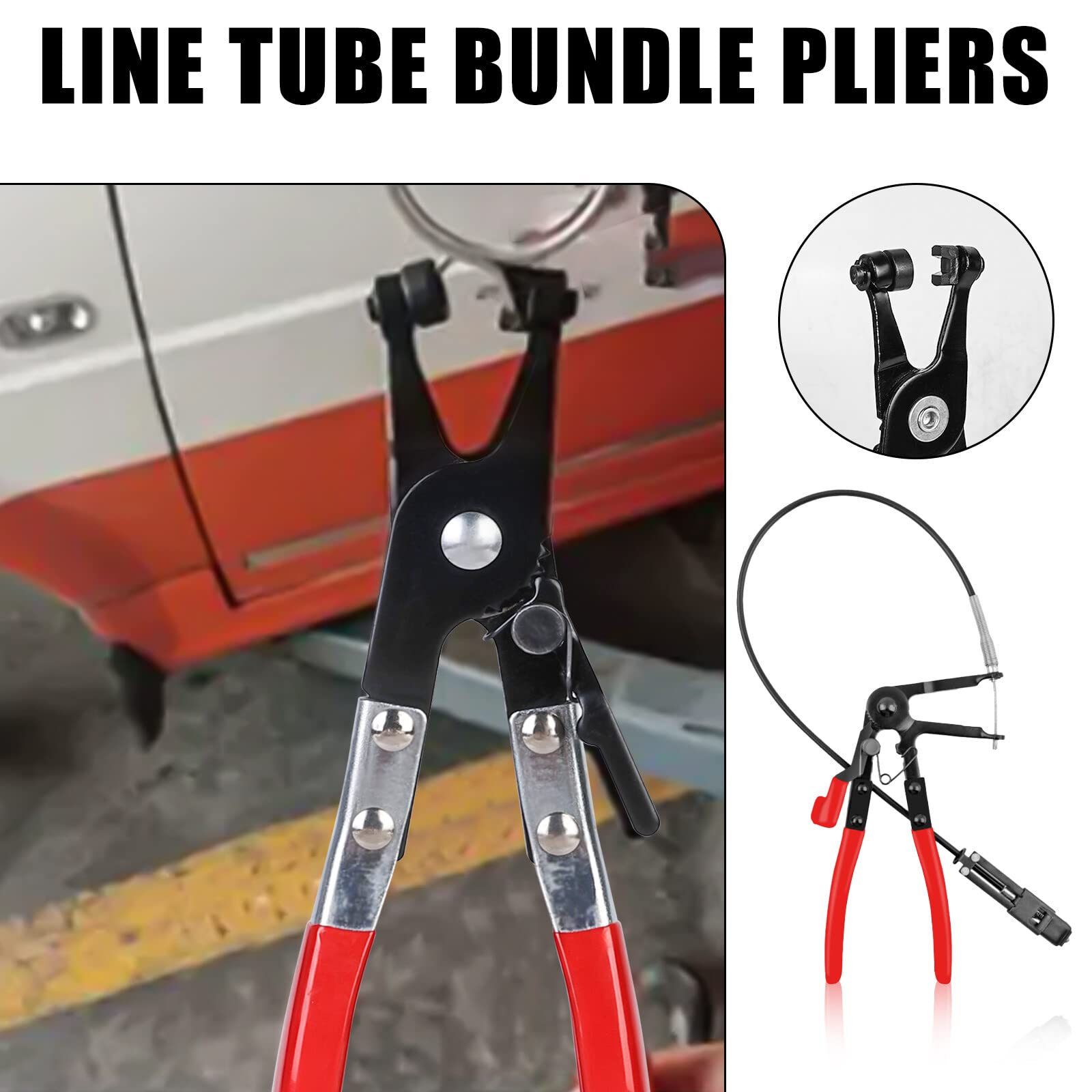 Lot De 3 Pinces à Colliers De Serrage Avec Col Droit Fonction