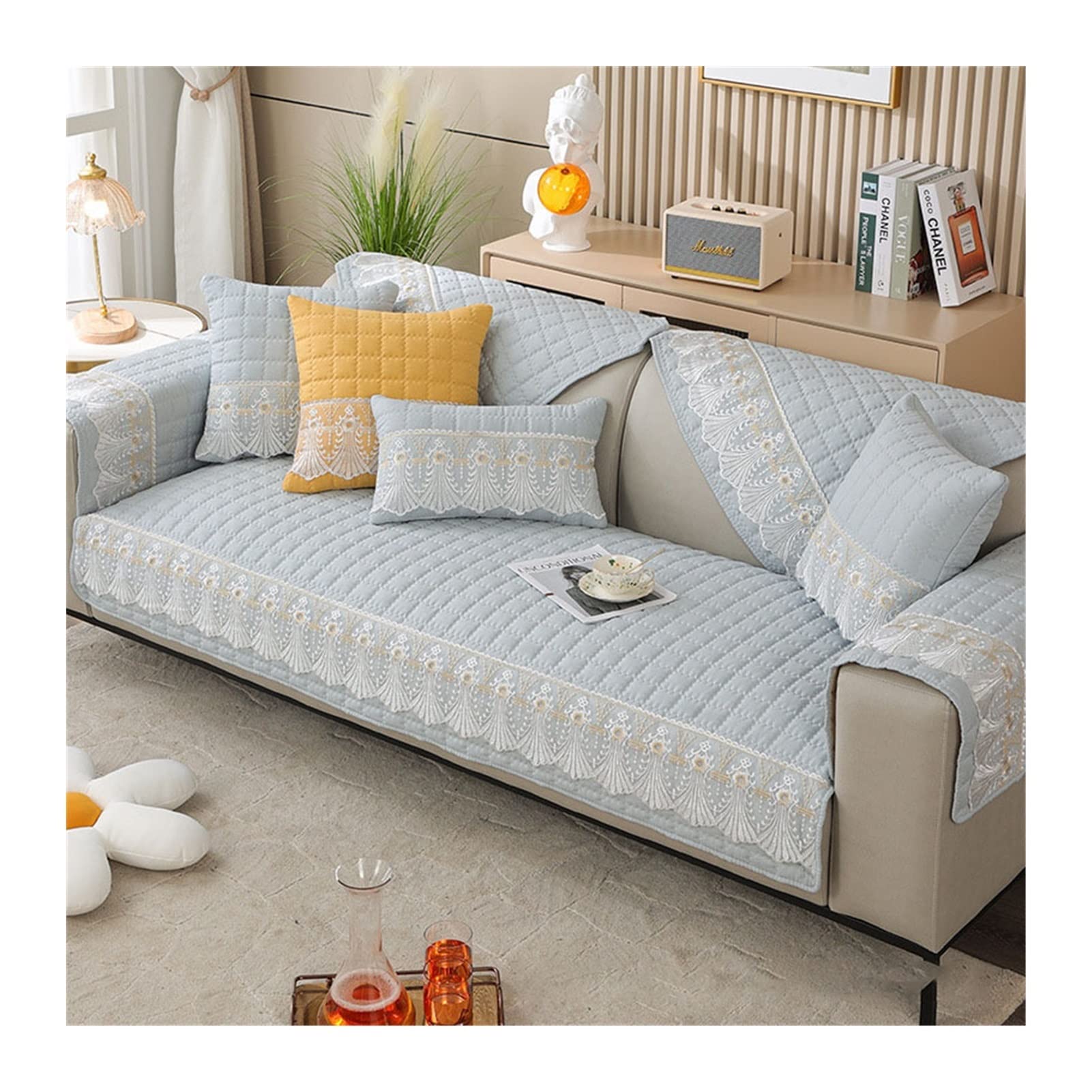 Amazon｜QOXEFPJZ ソファーカバー 秋の冬の豪華なソファーカバー