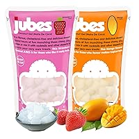 Vista 15 de Jubes Grape Nata De Coco Jelly Cubes (12.7 onzas, paquete de 3) – Cubos de jalea de coco de uva para sagú – Gel de coco en ingredientes de jarabe