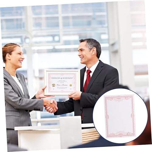 Miniatura 3 de Operitacx 50 hojas de papel en blanco certificado y logro Diplomas grabables e imprimibles para premios y calidad de papel de reconocimiento