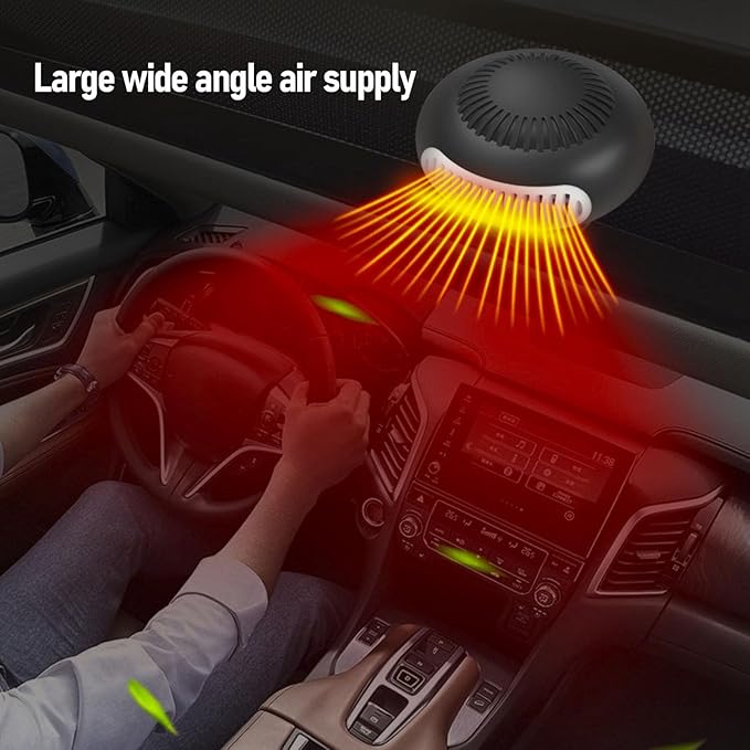 Calefactor Eléctrico Portátil con Termostato 2 Temperaturas 170W miniatura 7