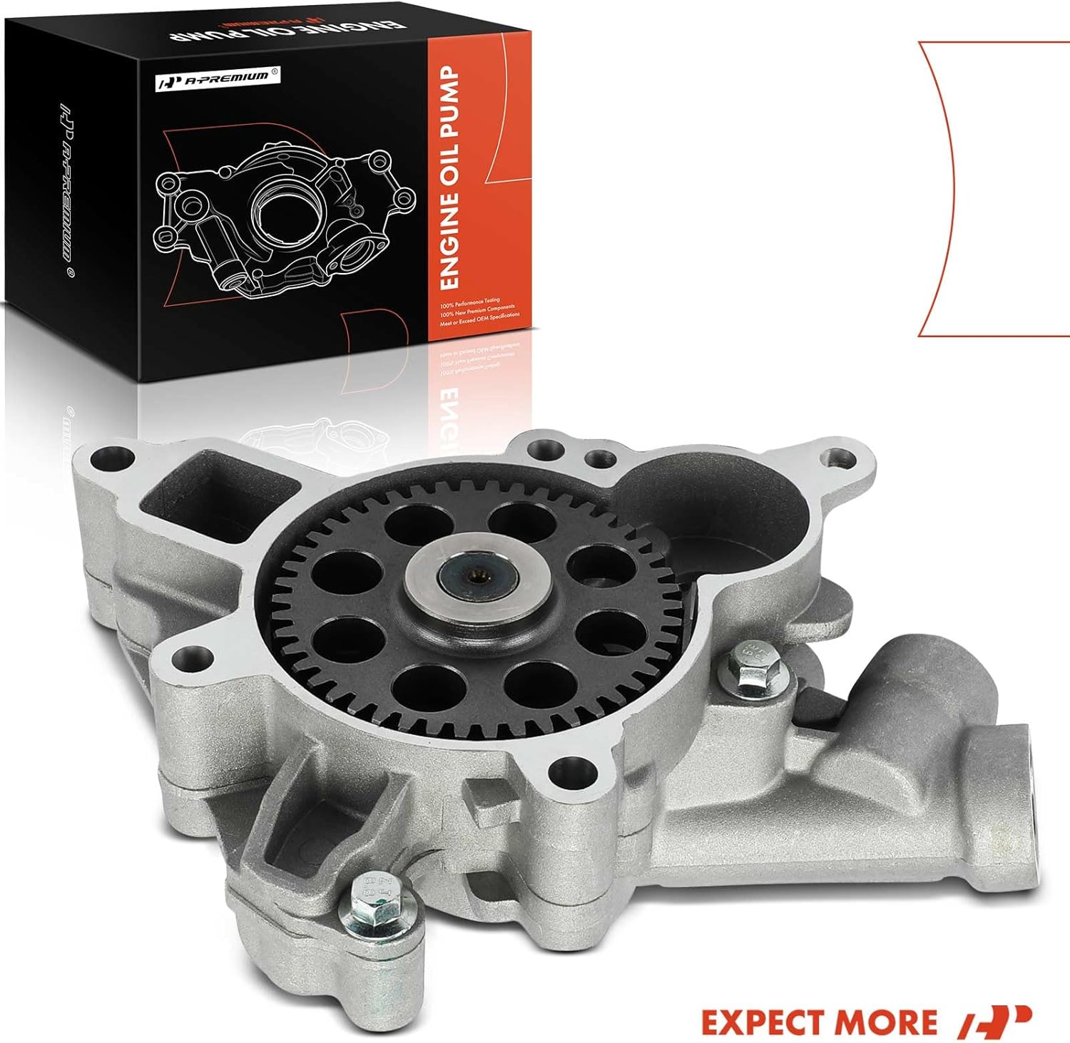 A-Premium Engine Oil Pump for 1.8L - Compatible with Mercedes-Benz C250, SLK250, 2012 2013 2014 2015, Replace# 2711800801