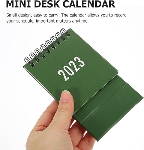 Miniatura 3 de NUOBESTY Mini calendario de escritorio 2022-2023, mini calendario de escritorio abatible de julio de 2022 a 2023, mini calendario mensual de