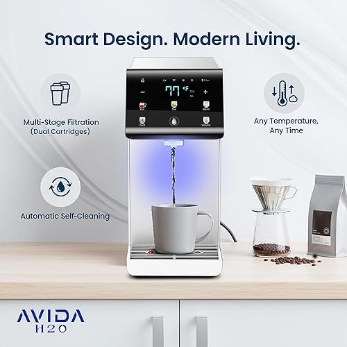 Miniatura 7 de Dispensador de agua fría y caliente ultra instantáneo, dispensador de agua sin botella con kit de instalación completo y filtración silenciosa de