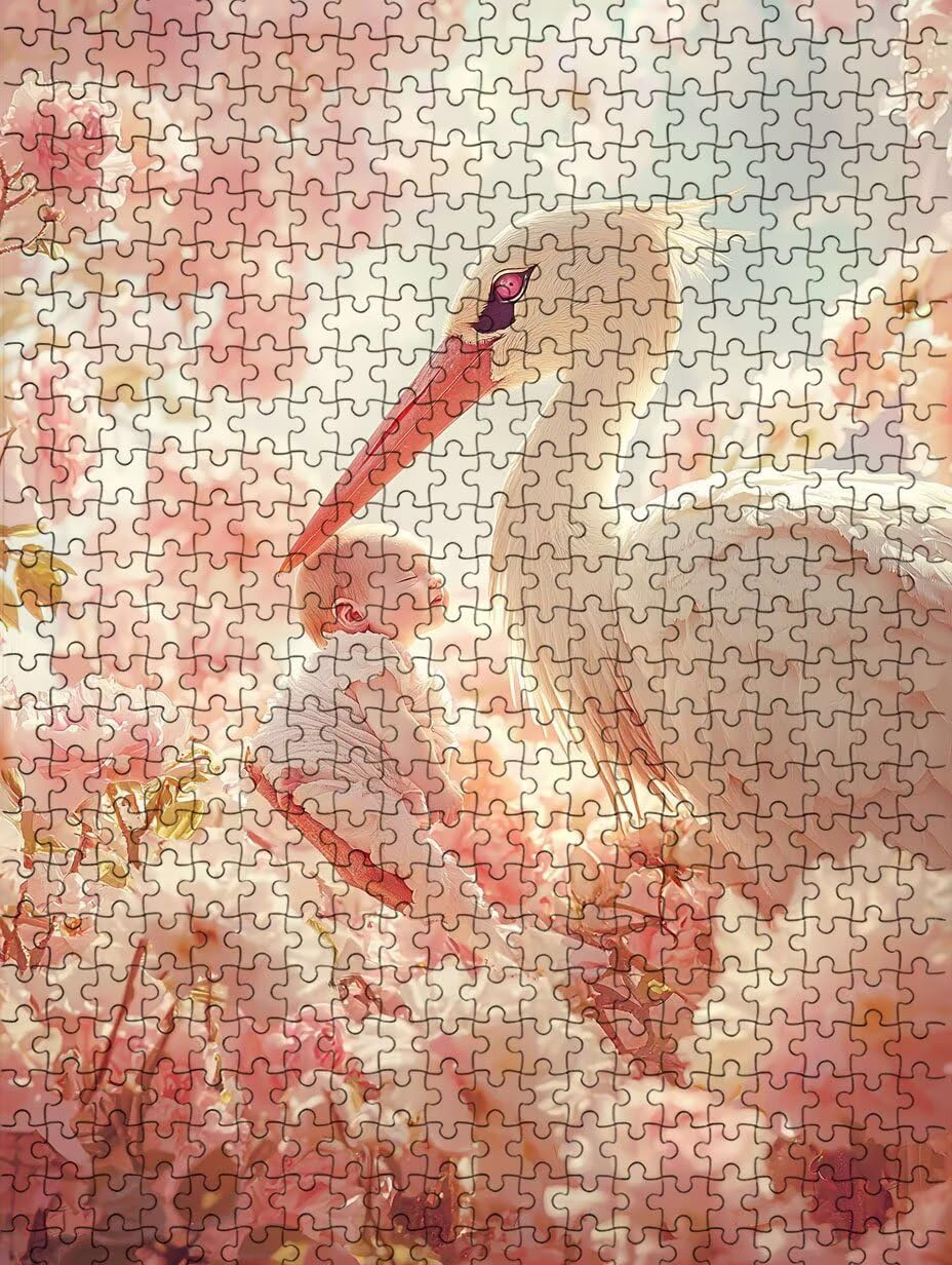 Puzzle 5000 Teile, Kran Baby Puzzle Erwachsene 5000, Klassische Puzzles, Geschicklichkeitsspiel, Puzzlespiele für Die Ganze Familie, Mit Schöner Verpackung, Dekoration Puzzles und Geschenke BXHZW3-330