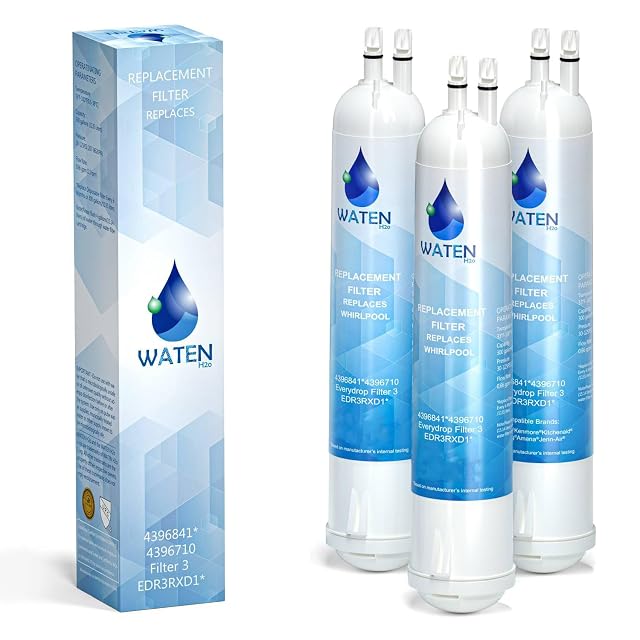4396841 Water Filter Replacement - Compatible with Whirlpool 4396841 EDR3RXD1 Everydrop Filter 3 WHR3RXD1 KAD3RXD1 Kenmore 46-9083 46-9030