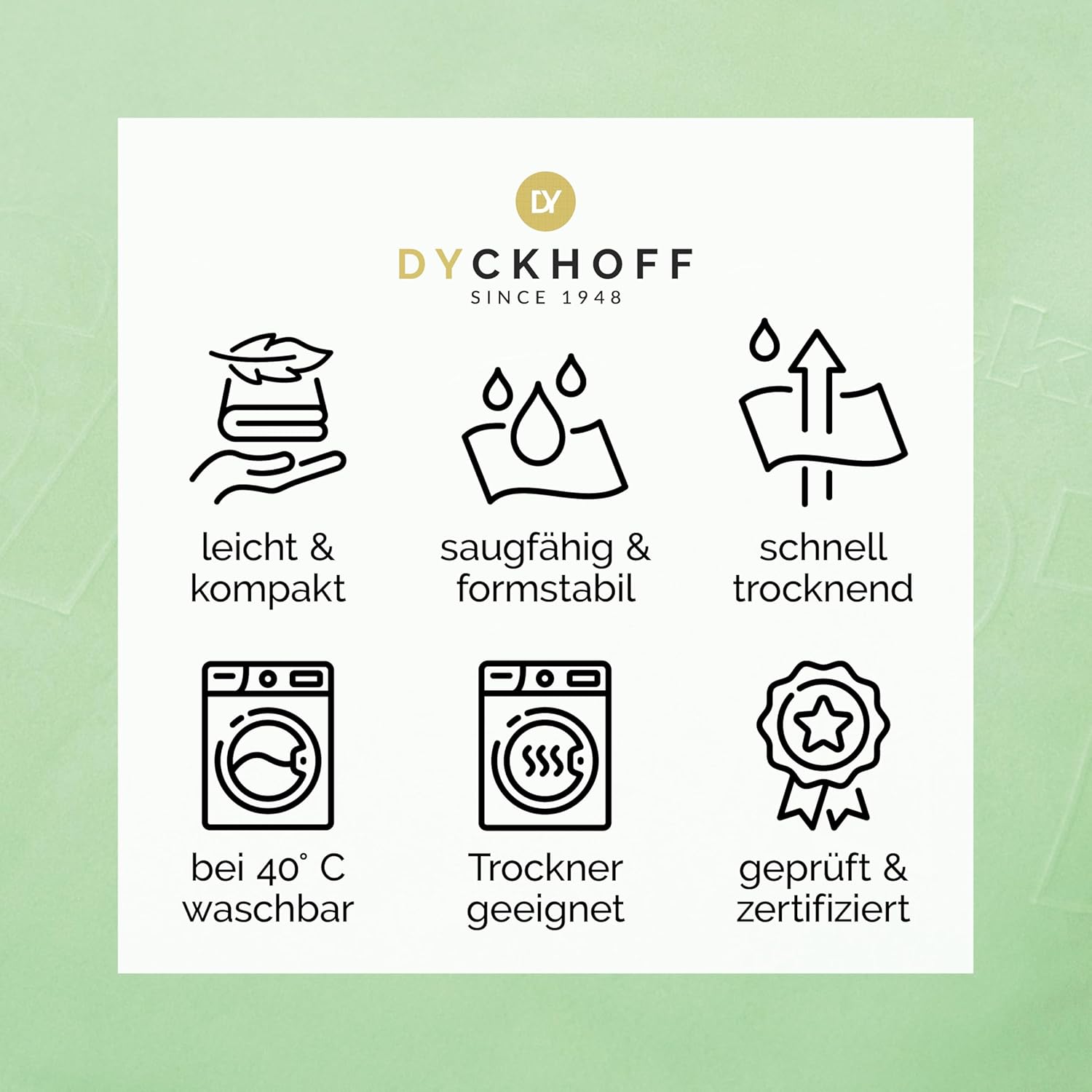 Sports Towel Microfibre Mint Size 60 x 120 cm