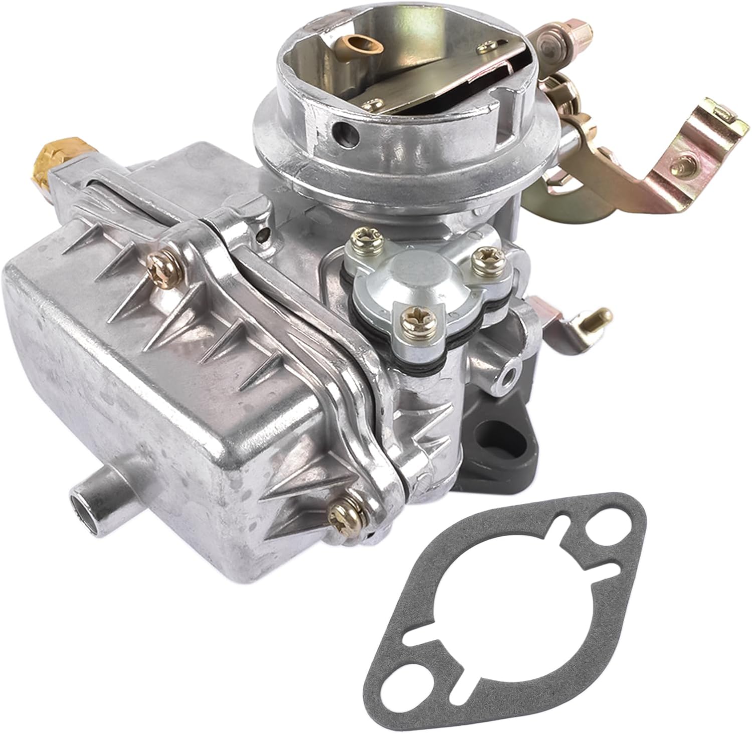 New Carburetor Replacement for Ford 1957 1960 1962 144 170 200 223 Inline 6 Cyl 4CYL Engines 1 Barrel Replace Holley 1904 Manual Choke 1959 F100 Carburetor with Gasket 144170200223 Mustrod