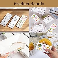 Vista 3 de Sandwich - Cajas para llevar 50 recipientes de papel para llevar, mini cajas de hamburguesas, bandeja de pan para llevar recipientes de alimentos