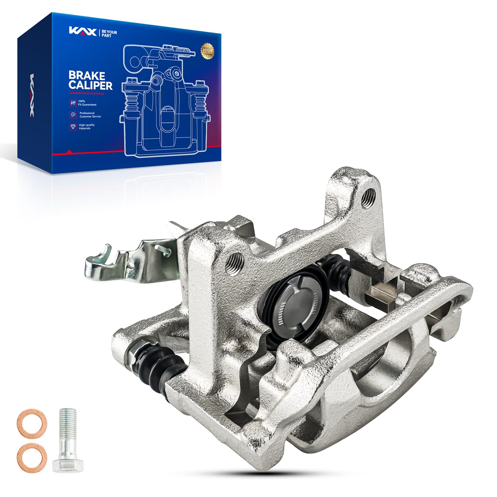 KAX Rear Left Brake Caliper Compatible with Volkswagen Passat 2015-2022