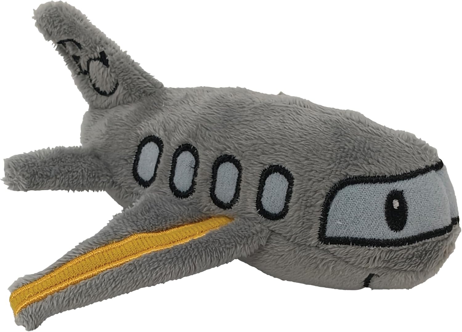 The Puppet Company Finger Puppet Aeroplane in Grey - Commuting Plush Toy for Storytelling, Role Play and Travel - Cute Air Vechile Collectible for Children and Adults - 12 cm