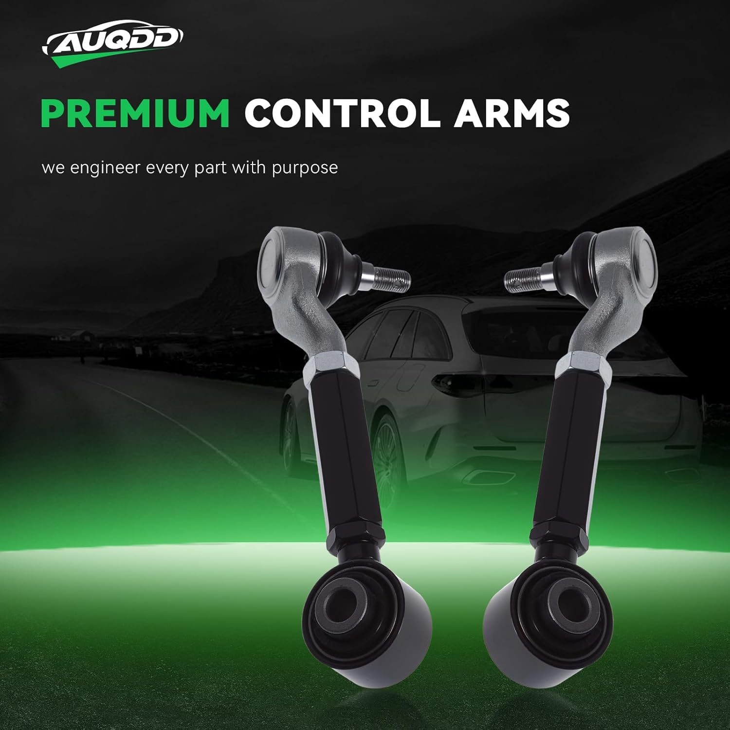 AUQDD 2Pc Suspension Rear Upper Control Arm and Ball Joint Assembly Compatible With 2005-2017 Ho-nda Odyssey,(2011-2017 Not fit Touring Elite and SE) (Replace # K100121 52390SHJA01 537-102)