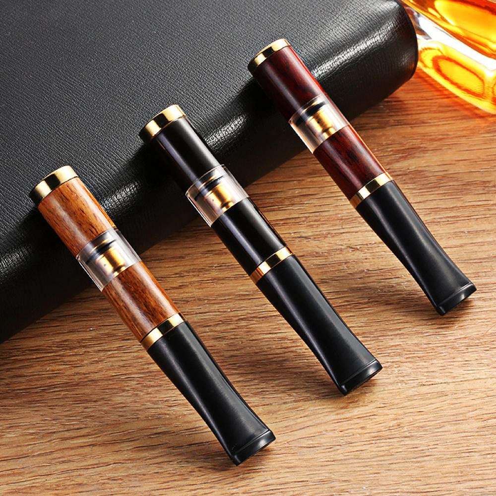 mens short cigarette holder cigarette holder for men with microporous filter sandalwood cigarette :  Amazon.com.be: Health & Personal Care