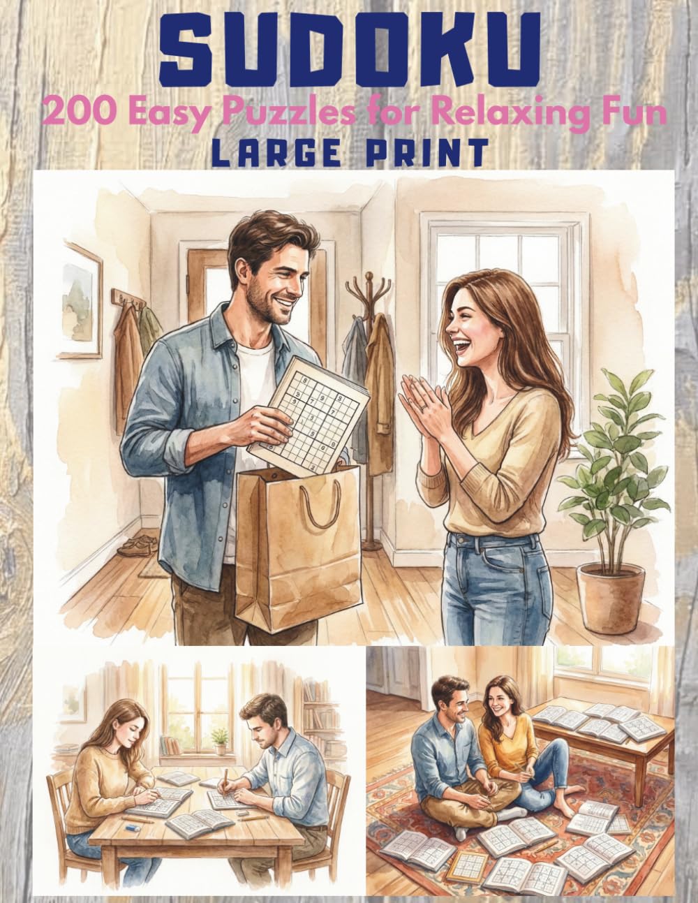 SUDOKU: 200 Easy Puzzles for Relaxing Fun: Large Print